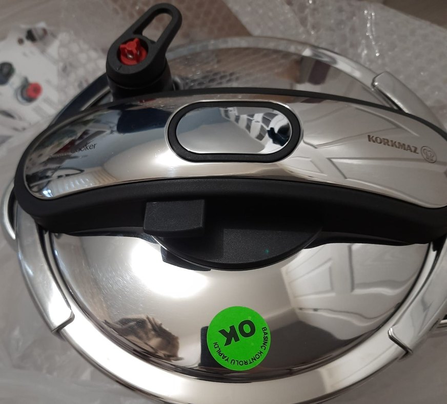 Korkmaz Vertex A163 Düdüklü tencere 6litre - Görsel 5