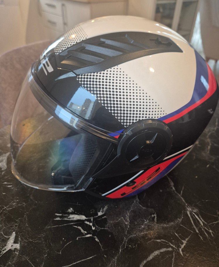 Siyah Deri Biker Kask, Tokalı, Sokak Stili - Görsel 5