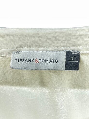 40 Beden beyaz Renk Tiffany Tomato Bluz %70 İndirimli.