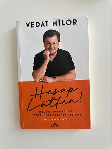 Vedat milor-hesap lütfen kitap