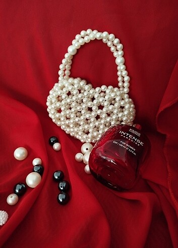 İnci kalp çanta (kız çocuk)  - Görsel 2