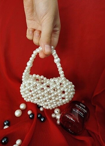 İnci kalp çanta (kız çocuk)  - Görsel 4