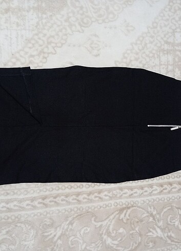 Siyah diz altı dar kalem etek  - Görsel 3