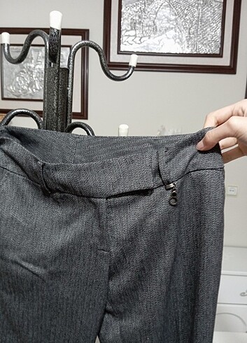 Gri kumaş pantolon  - Görsel 3