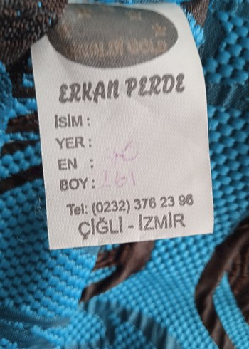 desenli fon perde 7-8 ay kullanıldı 2 adet vardır. - Görsel 8
