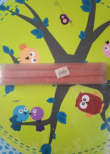 Canlı Pembe 5 adet mum