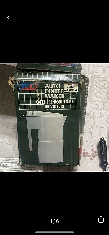 Oto kahve makinesi