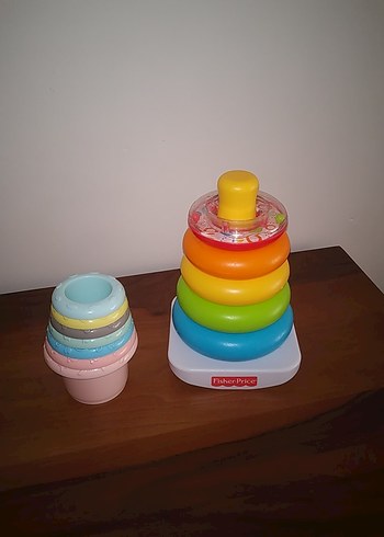 Fisher Price Renkli Eğitici Halka Oyuncak