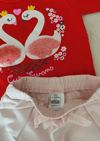 Kız Bebek Uzun Kollu Baskılı Takım - Görsel 2