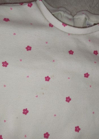 Bebek Kız Çiçekli Fırfırlı Takım - Görsel 3