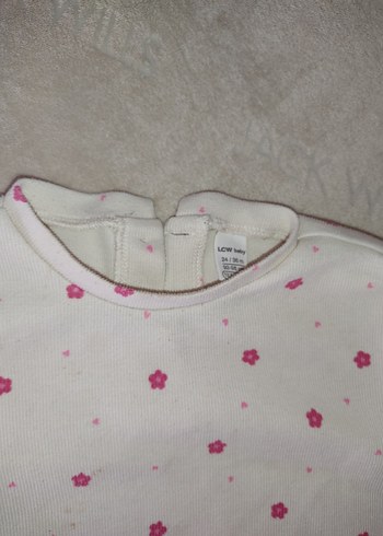 Bebek Kız Çiçekli Fırfırlı Takım - Görsel 2