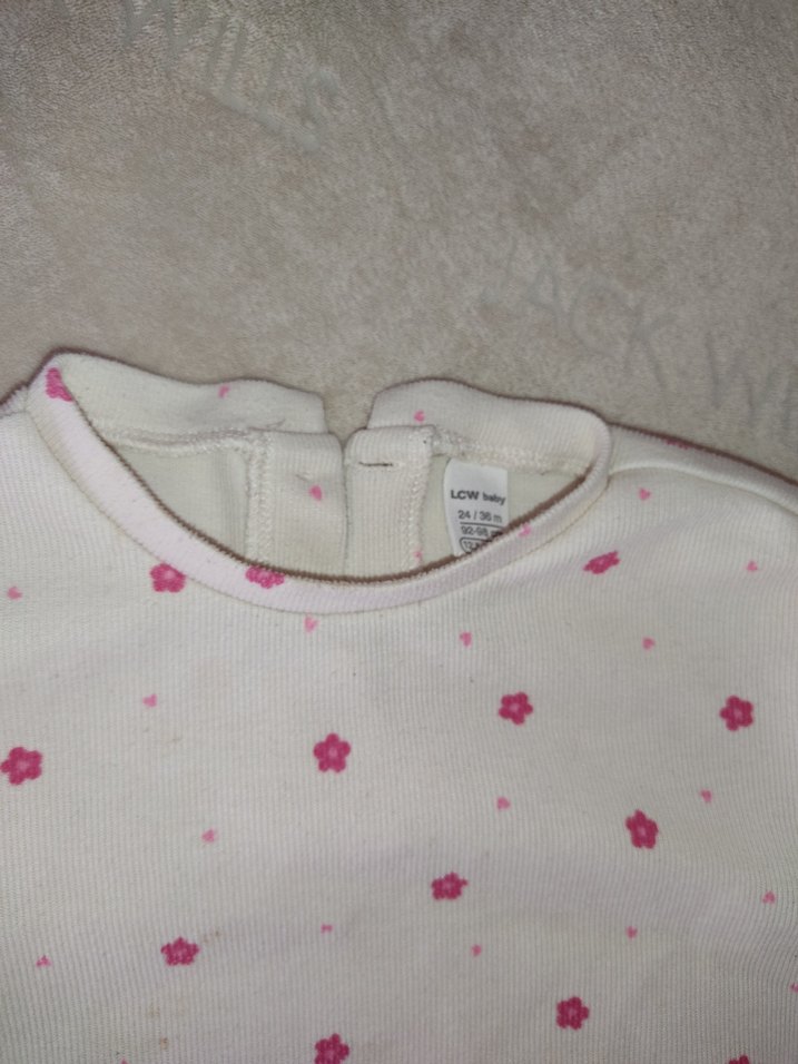 Bebek Kız Çiçekli Fırfırlı Takım - Görsel 2