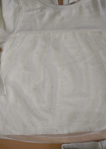 Bebek Kız Uzun Kollu 3'lü Takım - Görsel 3