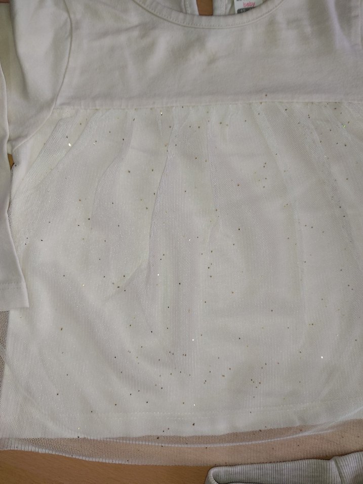 Bebek Kız Uzun Kollu 3'lü Takım - Görsel 3