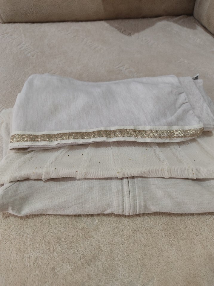 Bebek Kız Uzun Kollu 3'lü Takım - Görsel 5