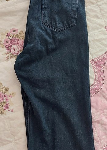 Trendyol & Milla Düğmeli Mavi Kadın Denim Pantolon