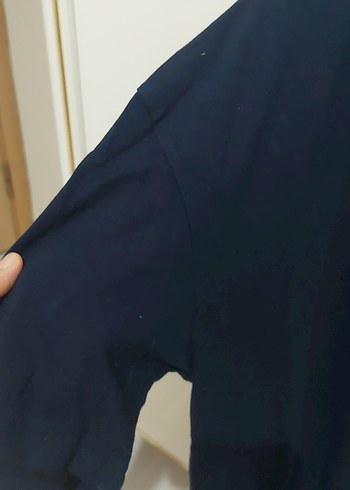 Defacto Lacivert Basic Oversize Tişört