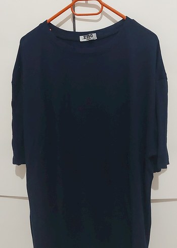 Lacivert Basic Oversize Tişört