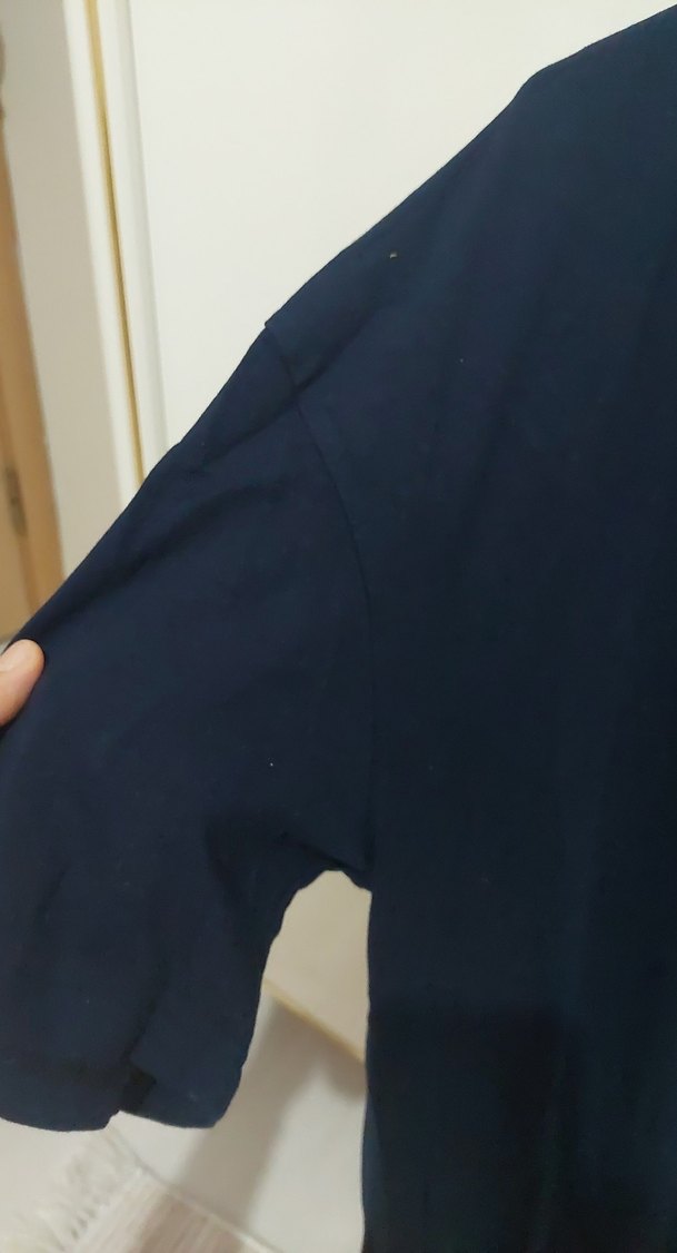 Lacivert Basic Oversize Tişört - Görsel 2