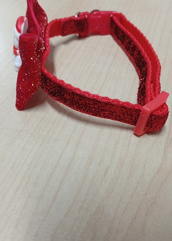 Kırmızı Noel Temalı Kedi Tasması - Görsel 2