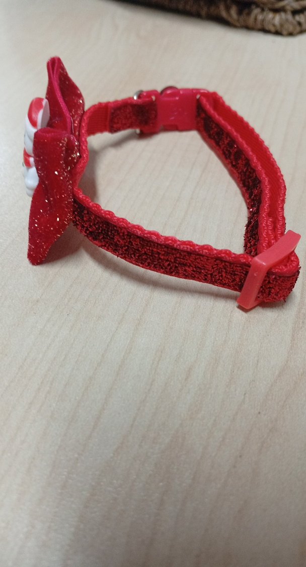 Kırmızı Noel Temalı Kedi Tasması - Görsel 2