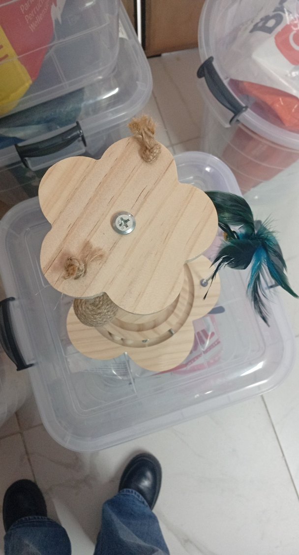 Renkli Kahverengi Kedi Tırmalama Tahtası - Görsel 3