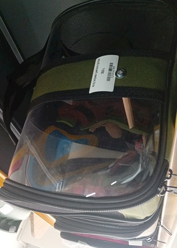 kuş Koyu Haki Renkli Taşıma Çantası - Görsel 2