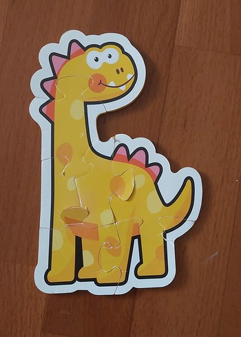 Eva dan Renkli Dinozor Temalı Çocuk Puzzle'ları - Görsel 5