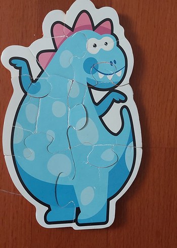 Eva dan Renkli Dinozor Temalı Çocuk Puzzle'ları - Görsel 2
