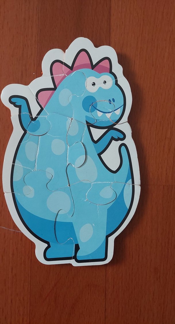 Eva dan Renkli Dinozor Temalı Çocuk Puzzle'ları - Görsel 2