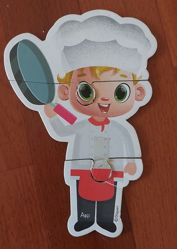 Renkli Meslekler Temalı Çocuk Yapbozu kutulu Eva dan - Görsel 4