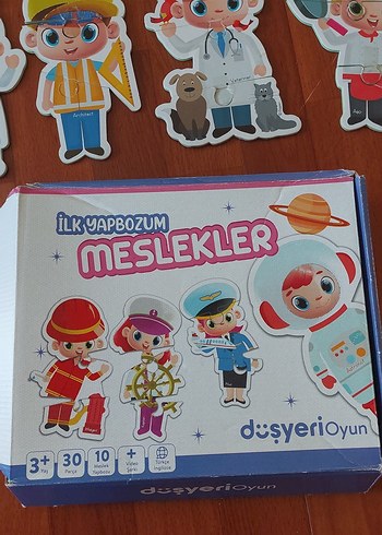 Renkli Meslekler Temalı Çocuk Yapbozu kutulu Eva dan - Görsel 7