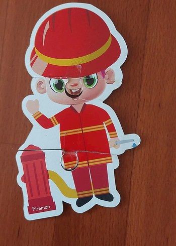 Renkli Meslekler Temalı Çocuk Yapbozu kutulu Eva dan - Görsel 2