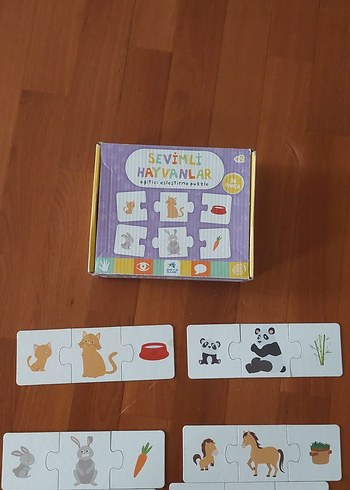 Çocuklar için Hayvan Temalı Eşleştirme Puzzle'ı - Görsel 2