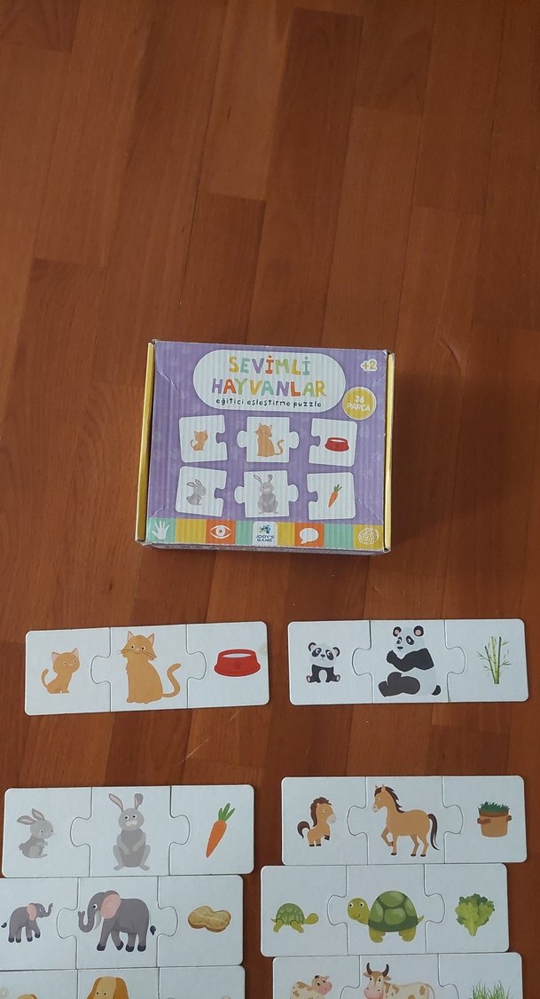 Çocuklar için Hayvan Temalı Eşleştirme Puzzle'ı - Görsel 2