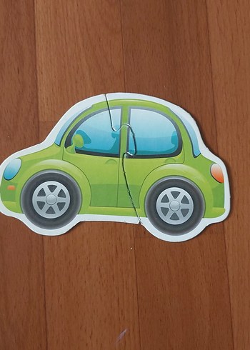 büyük parçalı Renkli Taşıt Temalı Çocuk Puzzle Seti - Görsel 3