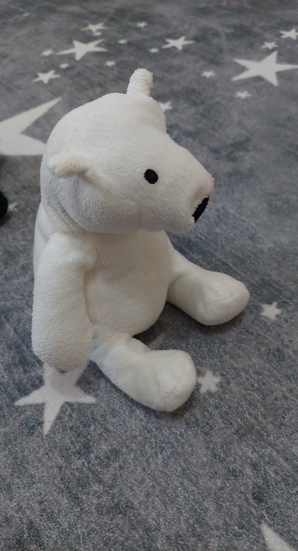 Beyaz ve Siyah Peluş Oyuncak Ayılar - Görsel 4