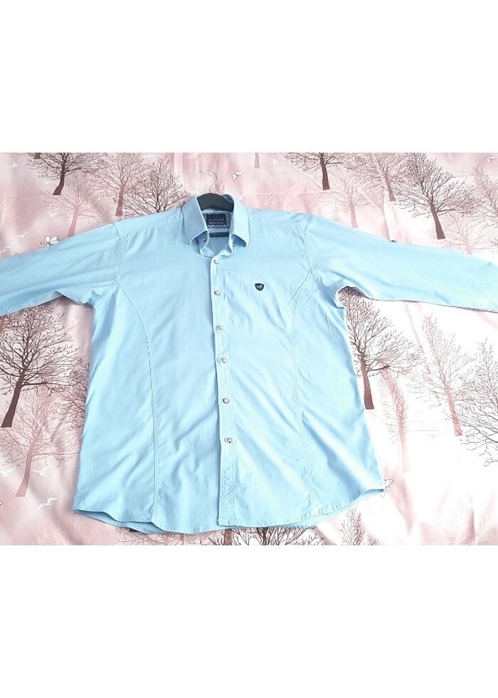 Mavi Erkek Gömleği  - Görsel 4