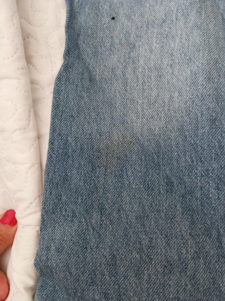 Erkek Çocuk Mavi Baskılı  Kot Şort - Görsel 3