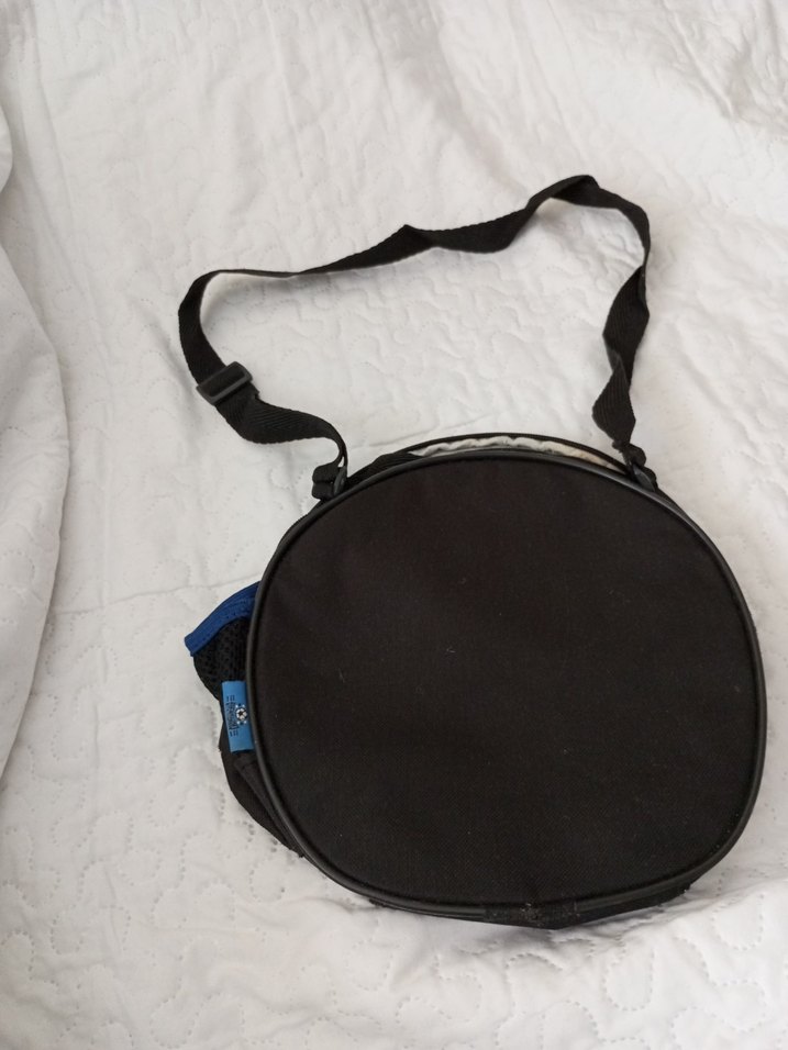 Futbol Topu Desenli Siyah Çocuk Beslenme Çantası - Görsel 3