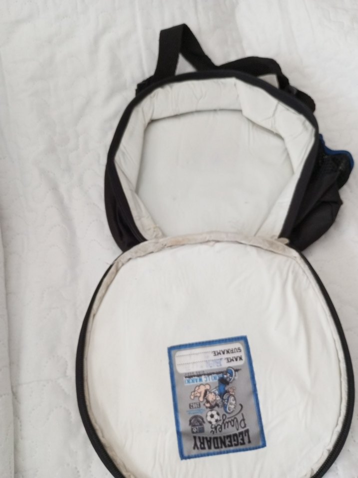 Futbol Topu Desenli Siyah Çocuk Beslenme Çantası - Görsel 4