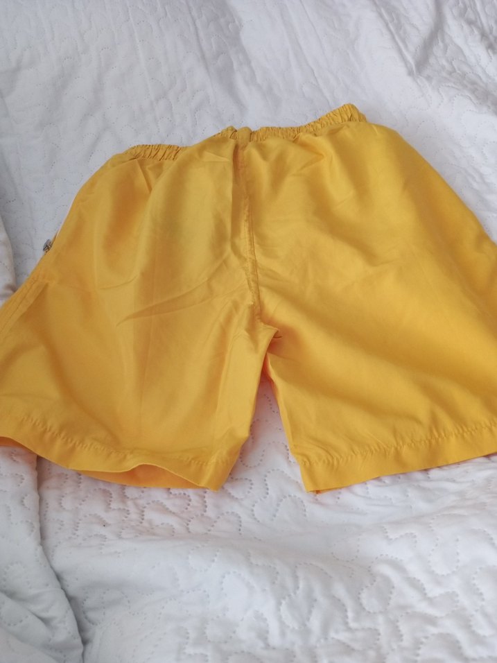 Renkli Baskılı Sarı Mini Erkek Çocuk Şort - Görsel 2