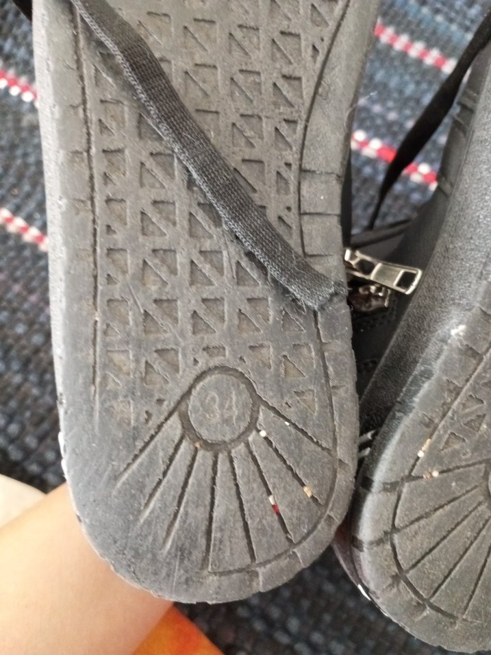 34 Numara Polaris Erkek Çocuk Siyah Spor Ayakkabı - Görsel 4