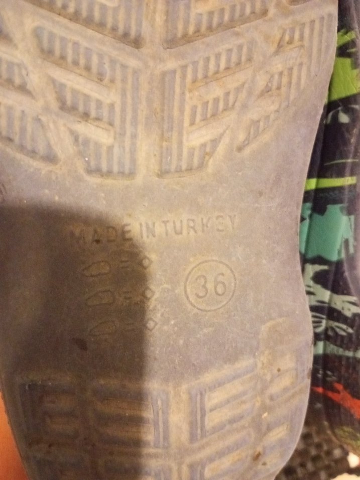 36 Numara Erkek Çocuk Desenli Kaydırmaz Terlik - Görsel 3