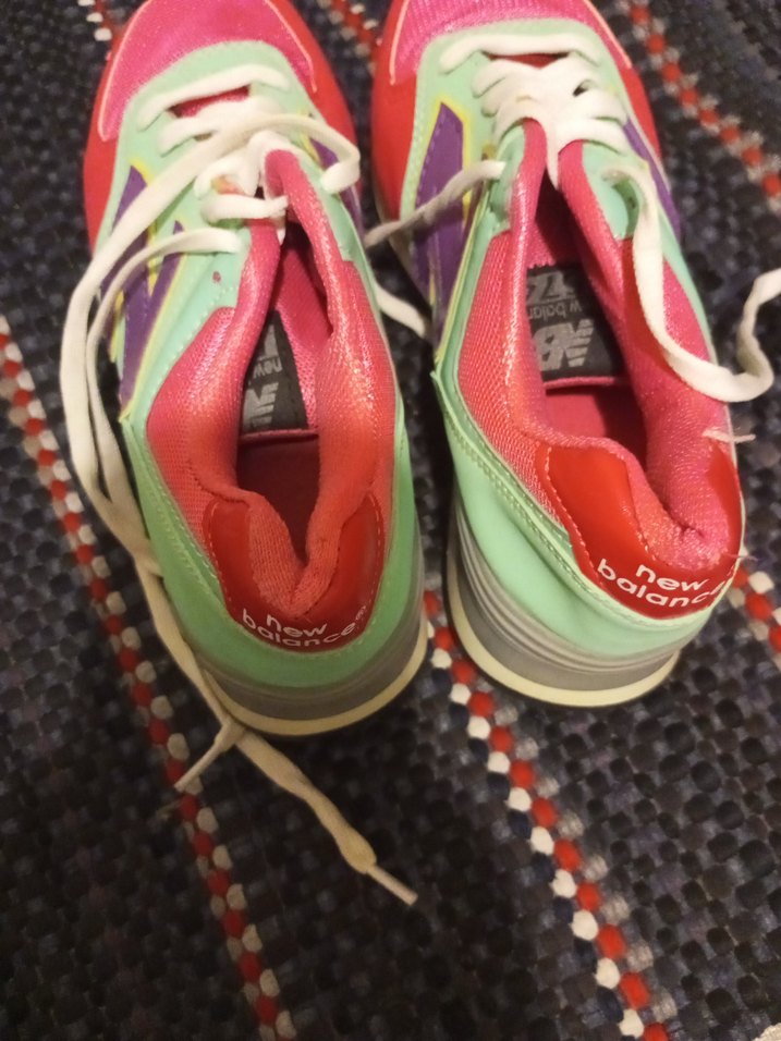 36 Numara Renkli Kadın Spor Ayakkabısı  Bağcıklı - Görsel 4