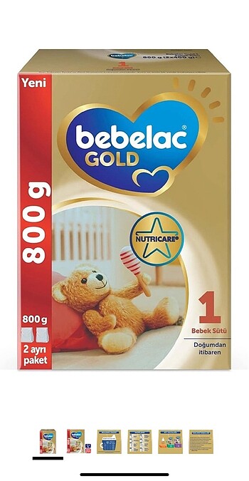 Bebelac Gold 1 numara 800 gr