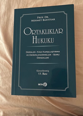 Ortaklıklar Hukuku - Prof. Dr. Mehmet Bahtiyar