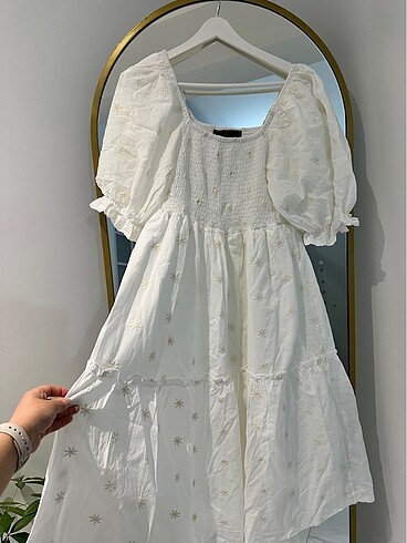BSL markalı beyaz elbise