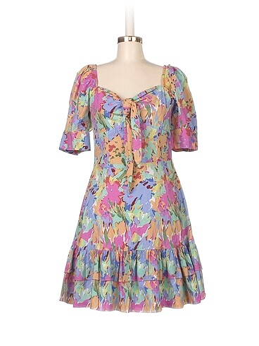 Vintage Love Kısa Elbise %70 İndirimli.