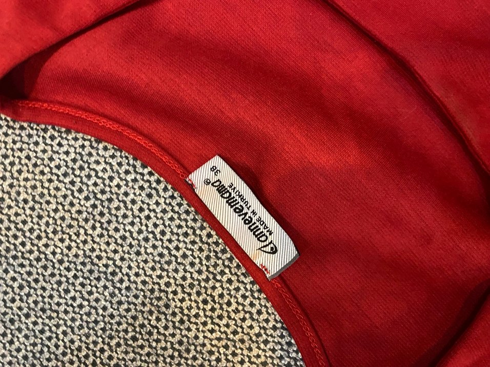 Kırmızı Drapeli Hamile elbise - Görsel 3